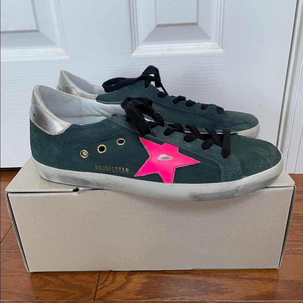 Golden Goose Superstar Petrol Fuschia Women’s 39 - Picture 4 of 8